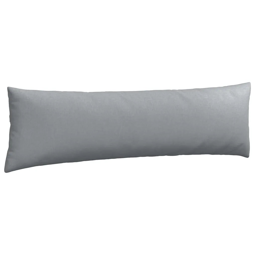 Cuscini da Divano 2 pcs Grigio chiaro 145 x 40 cm Tessuto 42013825