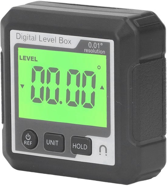 Livello digitale per misurazioni precise - Magnetometro angolare multifunzionale - Gradiometro portatile - Compacto - Adatto per lavorazioni in legno - Precisione alta - Misurazioni accurate