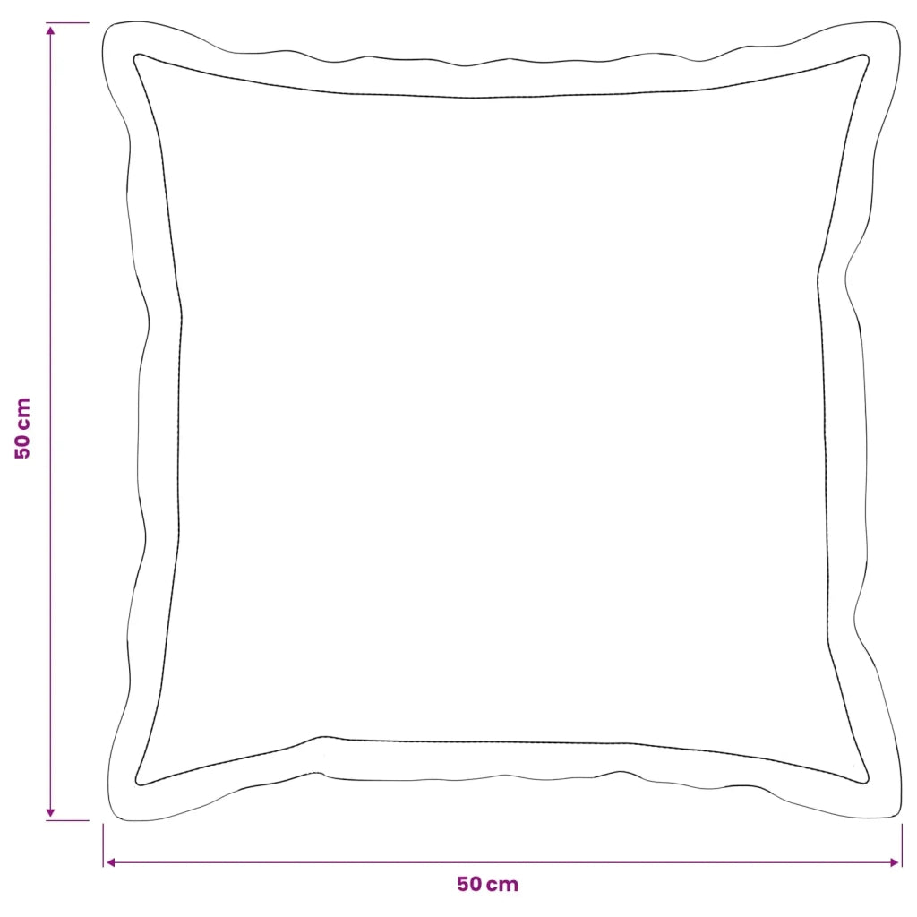 Federa 2 pcs HOUTEN Grigio Scuro 50 x 50 cm Bouclé 919129
