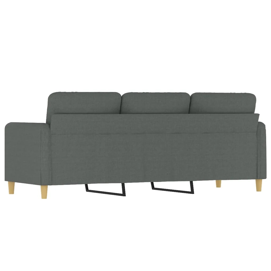 Divano a 3 Posti-Sofa 3 Posti Grigio Chiaro 180 cm in Tessuto 475100