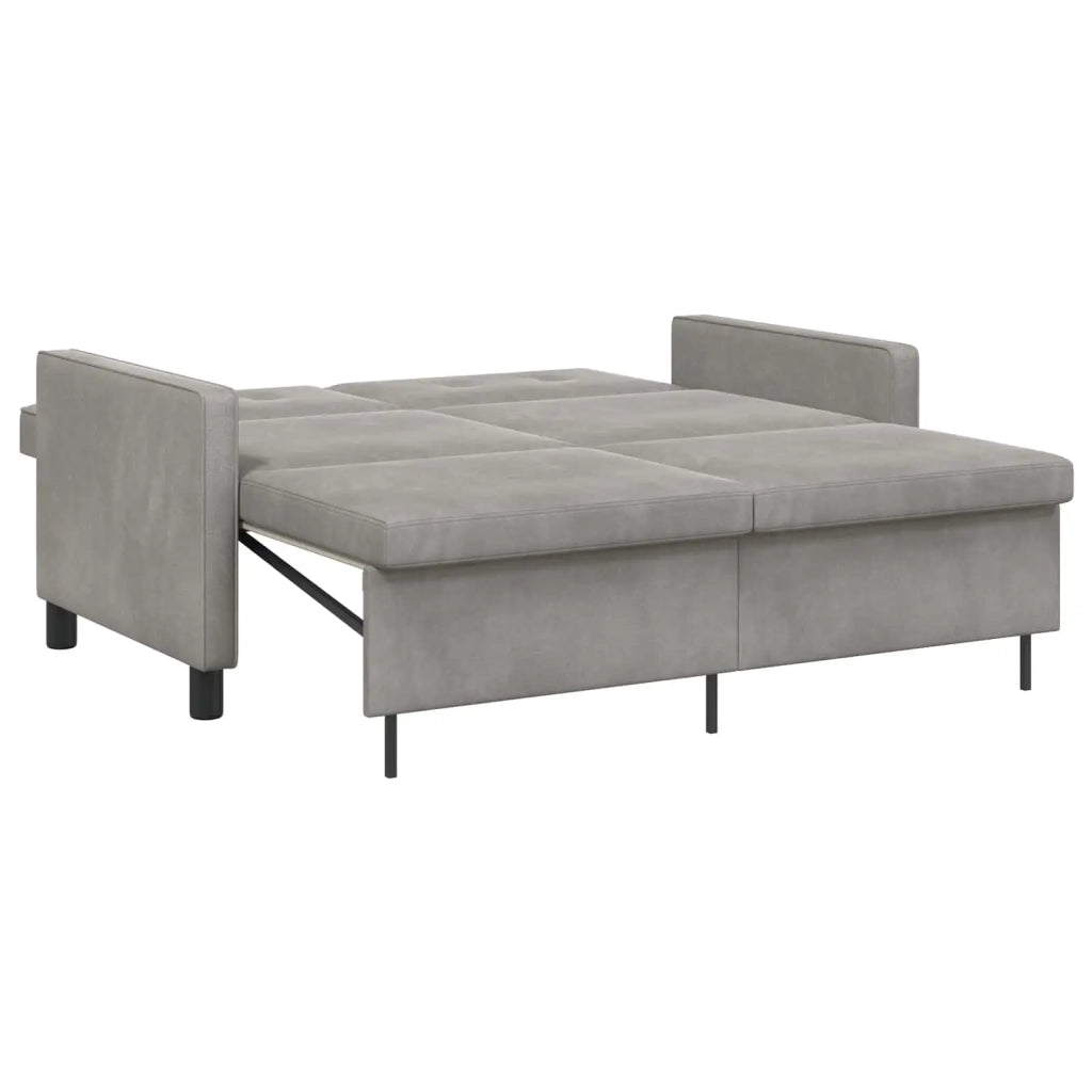 Divano letto Verde chiaro Tessuto 42033352