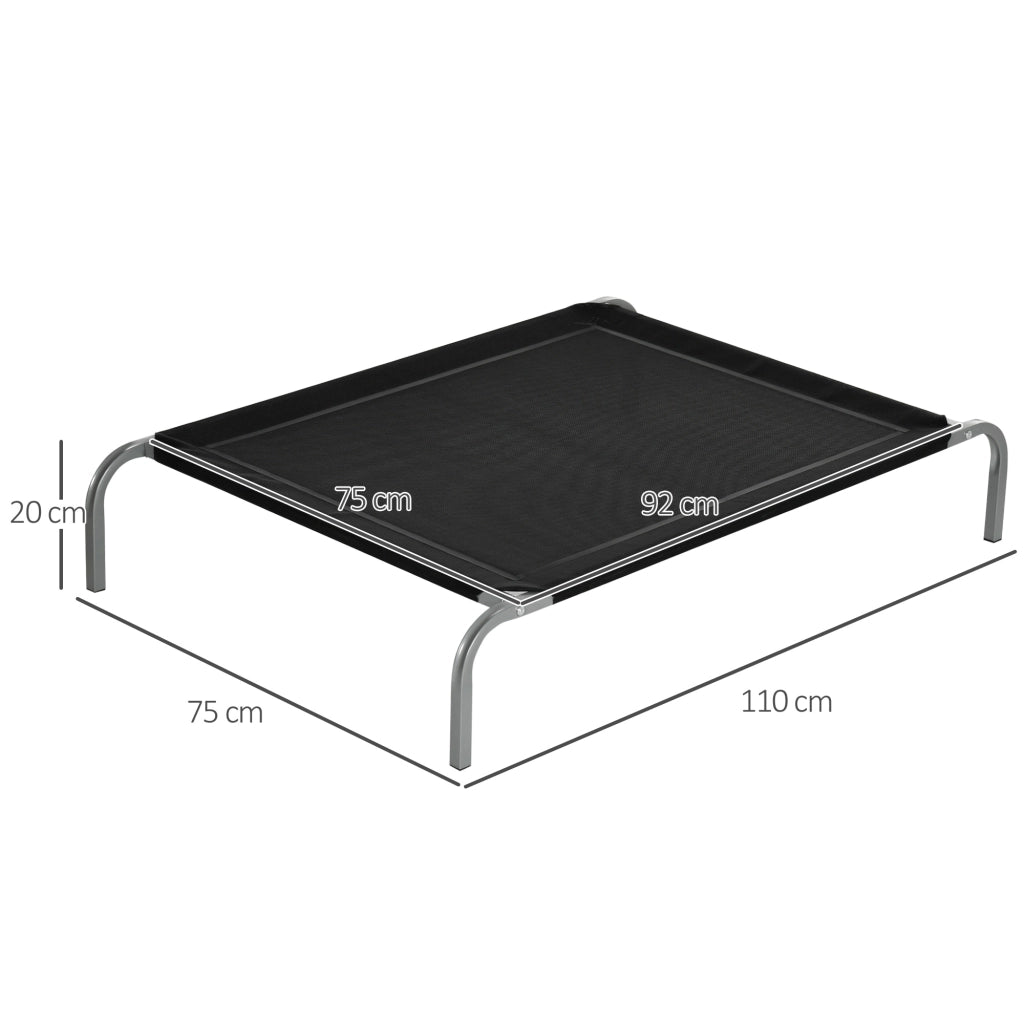 Letto per cani e gatti XL ¨C Minimal ¨C 110x75x20 cm nero