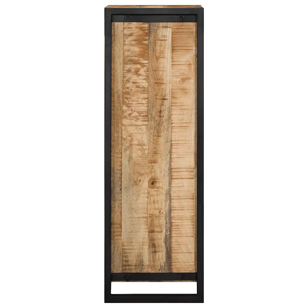 Mobiletto da Bagno 40x30x90 cm Legno Massello Mango Grezzo 4013609