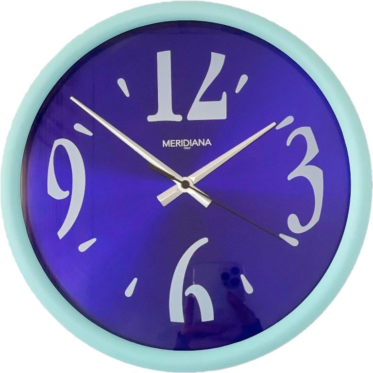 Orologio da Parete in Abs Milleluci Blu e Azzurro 31 cm