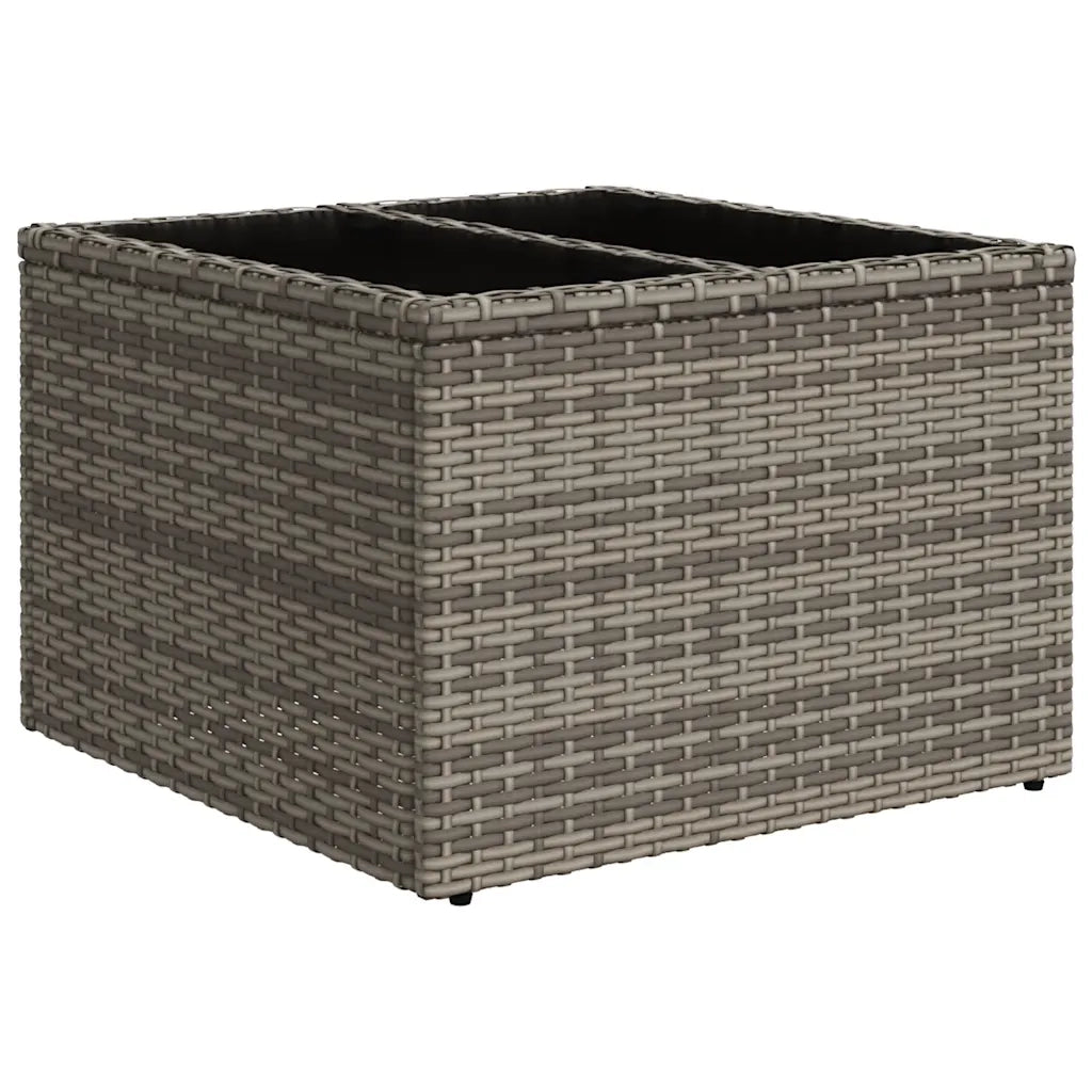 Set Divano da Giardino 6 pz con Cuscini Grigio in Polyrattan 3325277