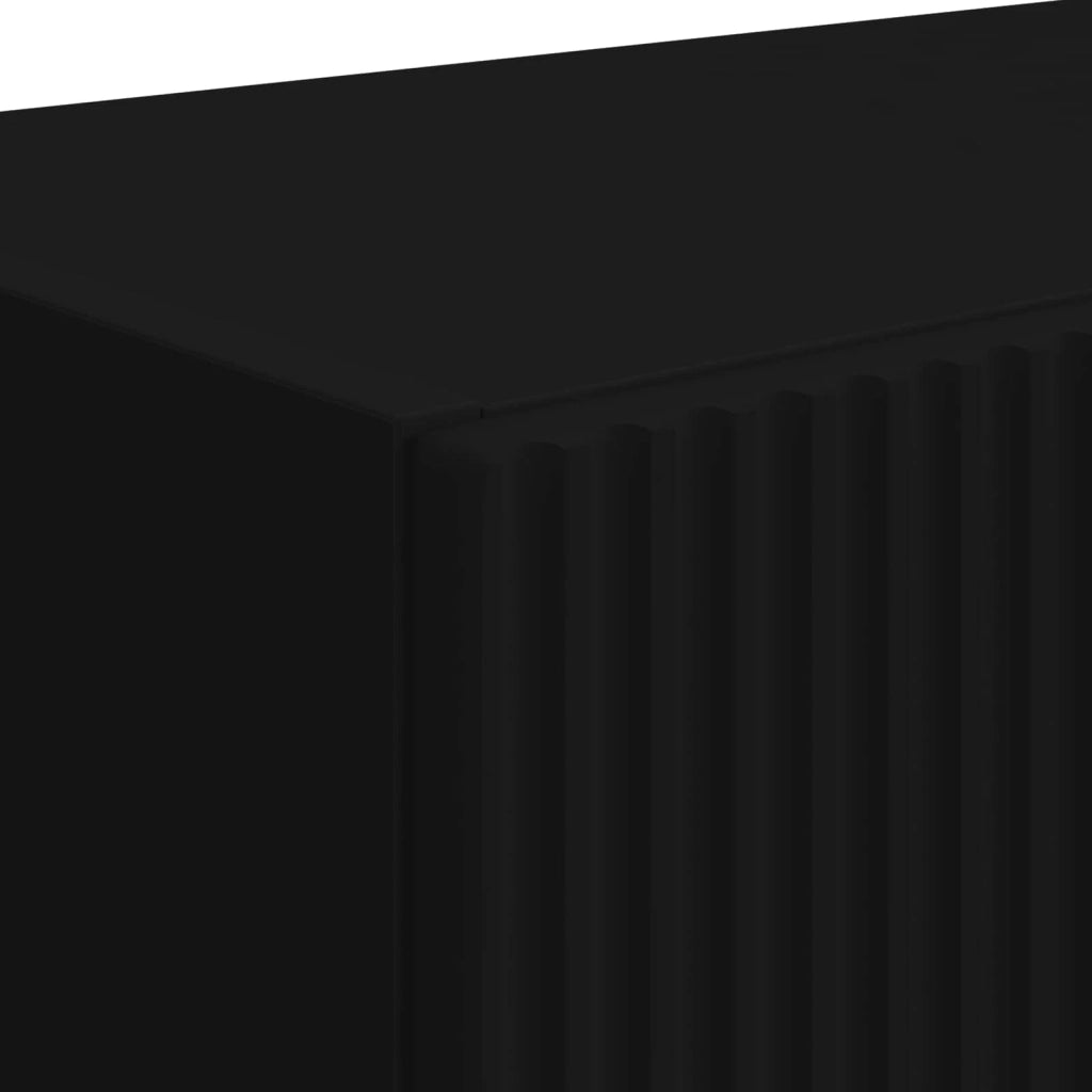Mobile TV da parete 2 pcs Nero 59,5 x 31 x 40 cm 892332