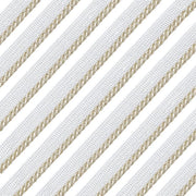 Paspellatura per decorazione - 10 yard - Bianco e oro - Utilizzo per abbigliamento, cuscini e tende