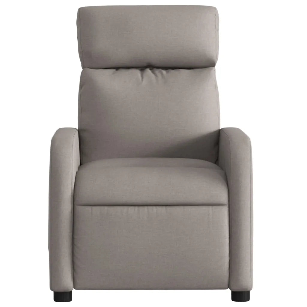 Poltrona Reclinabile in Tessuto Tortora 374172