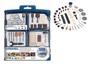 SET 100 ACCESSORI PER MULTIFUNZIONE - 1 pezzi DREMEL