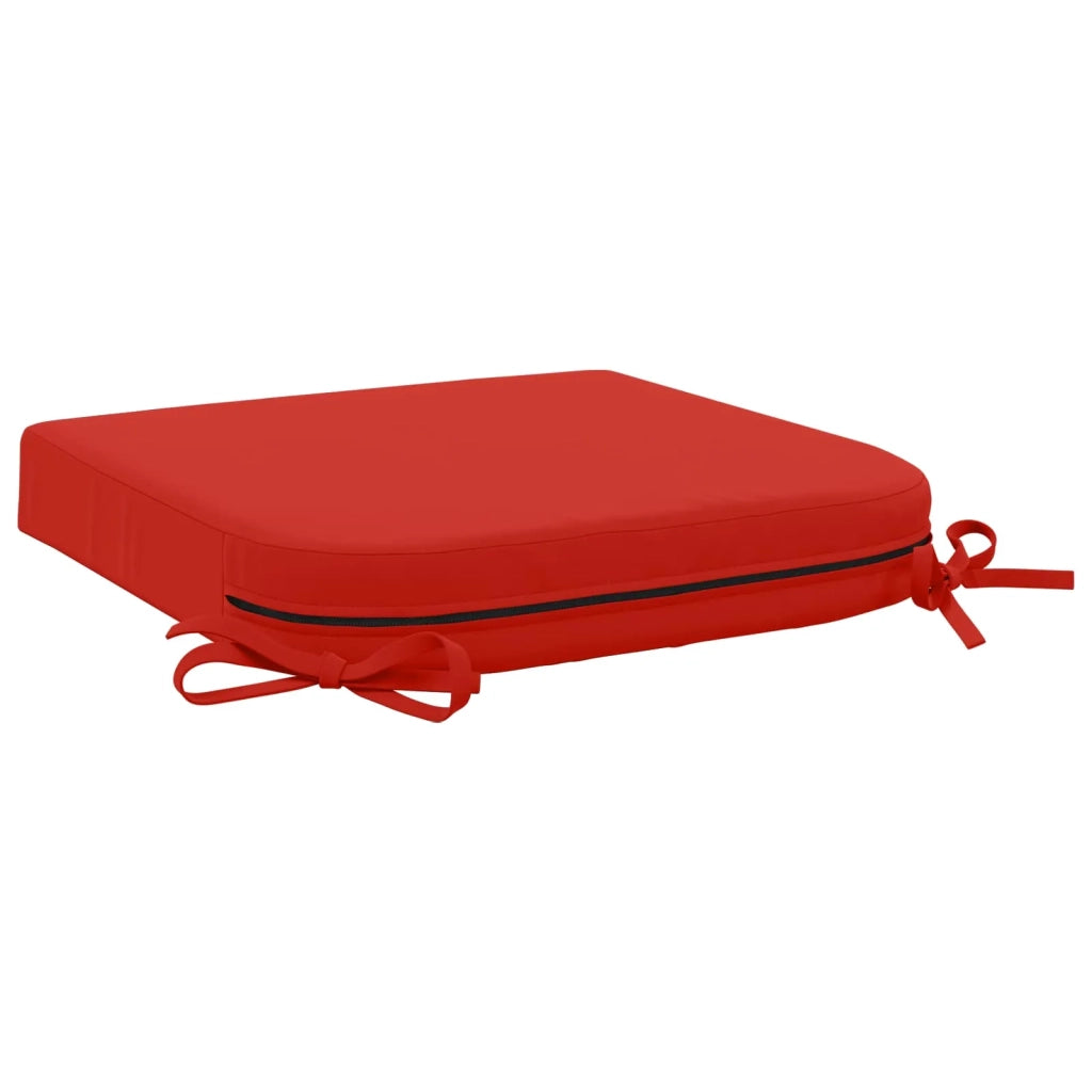 Cuscini per sedile a 4 pezzi SOEST 4 pcs 100% Poliestere Rosso 945216