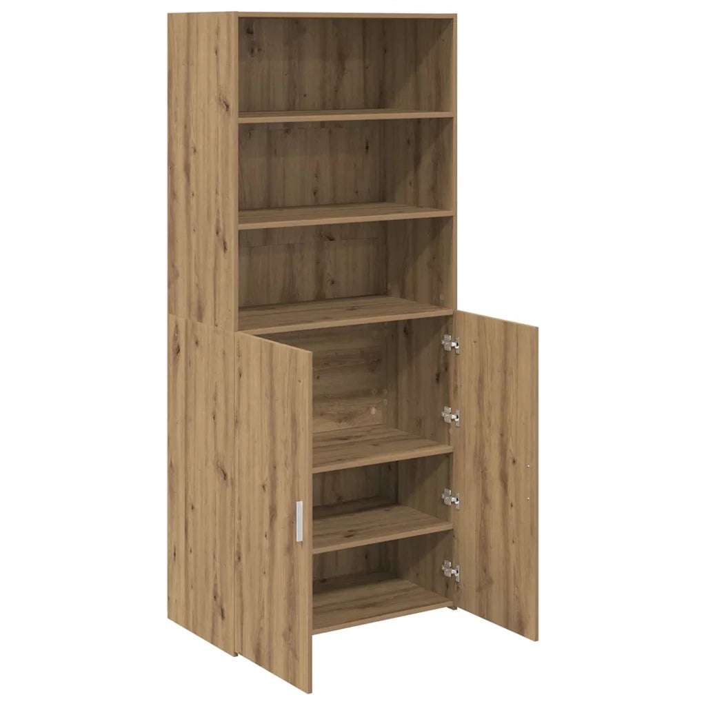 Credenza-Buffet-Armadio da cucina Rovere artigianale 80 x 42,5 x 185 cm
