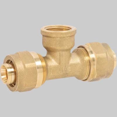 RACCORDO A TEE FEMMINA A STRINGERE APE  20 x 3/4 x 20     APE RACCORDERIE