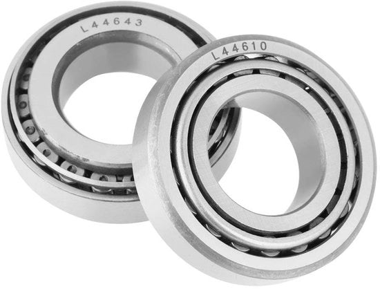 Tapered Roller Lager - Materiale di Alta Qualità - Kegellager - Asse Unico - Diametro Interno 25,4mm - Diametro Esterno 50,292mm - Spessore 14,22mm - 2 Pezzi