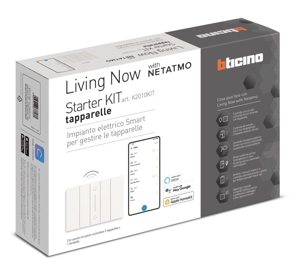 Starter Kit Tapparelle Connesse Bticino Living Now K2010KIT BTicino