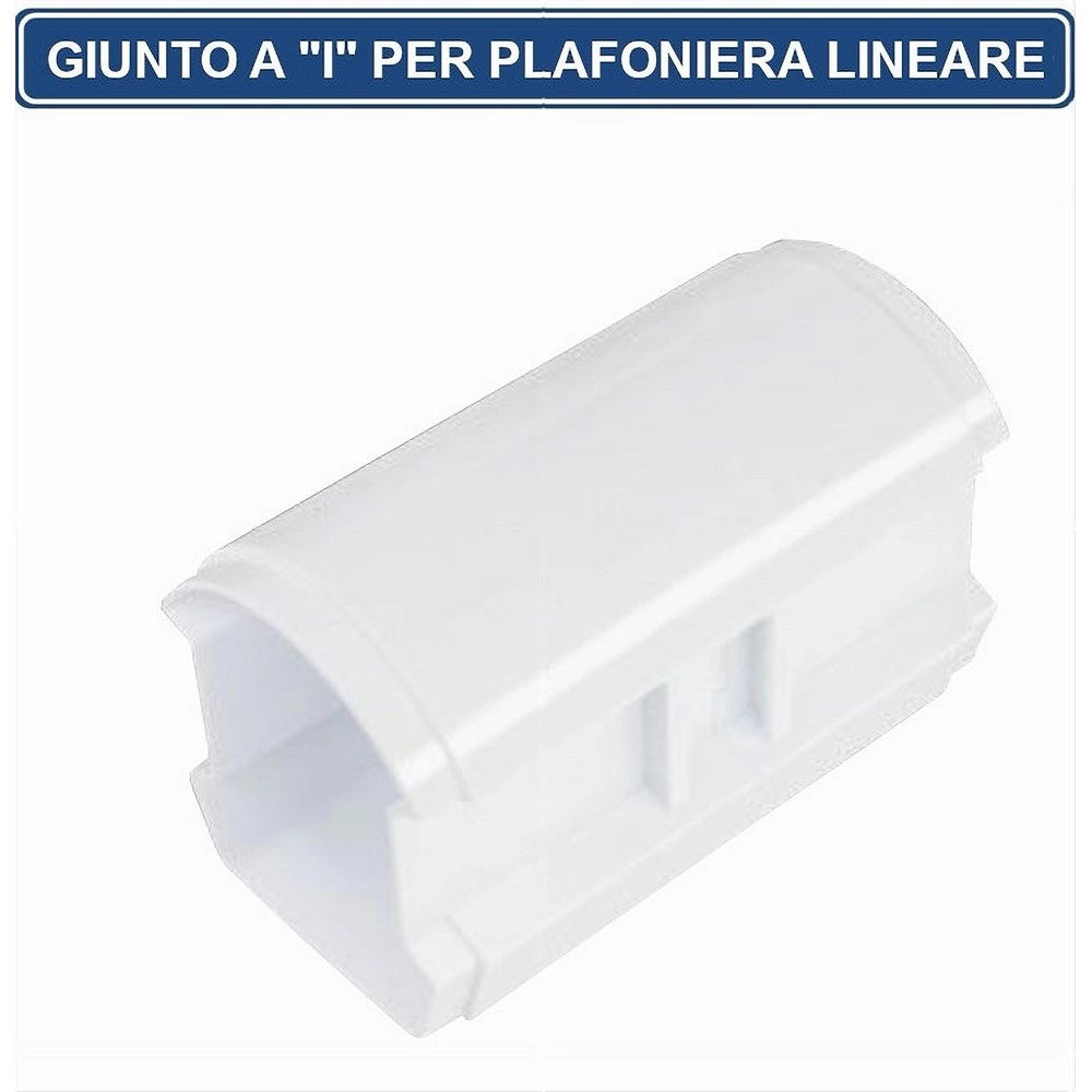 Trade Shop - Connettore Giunto Diritto Per Connessioni Plafoniere Lineari Raccordabili Yl20-d -