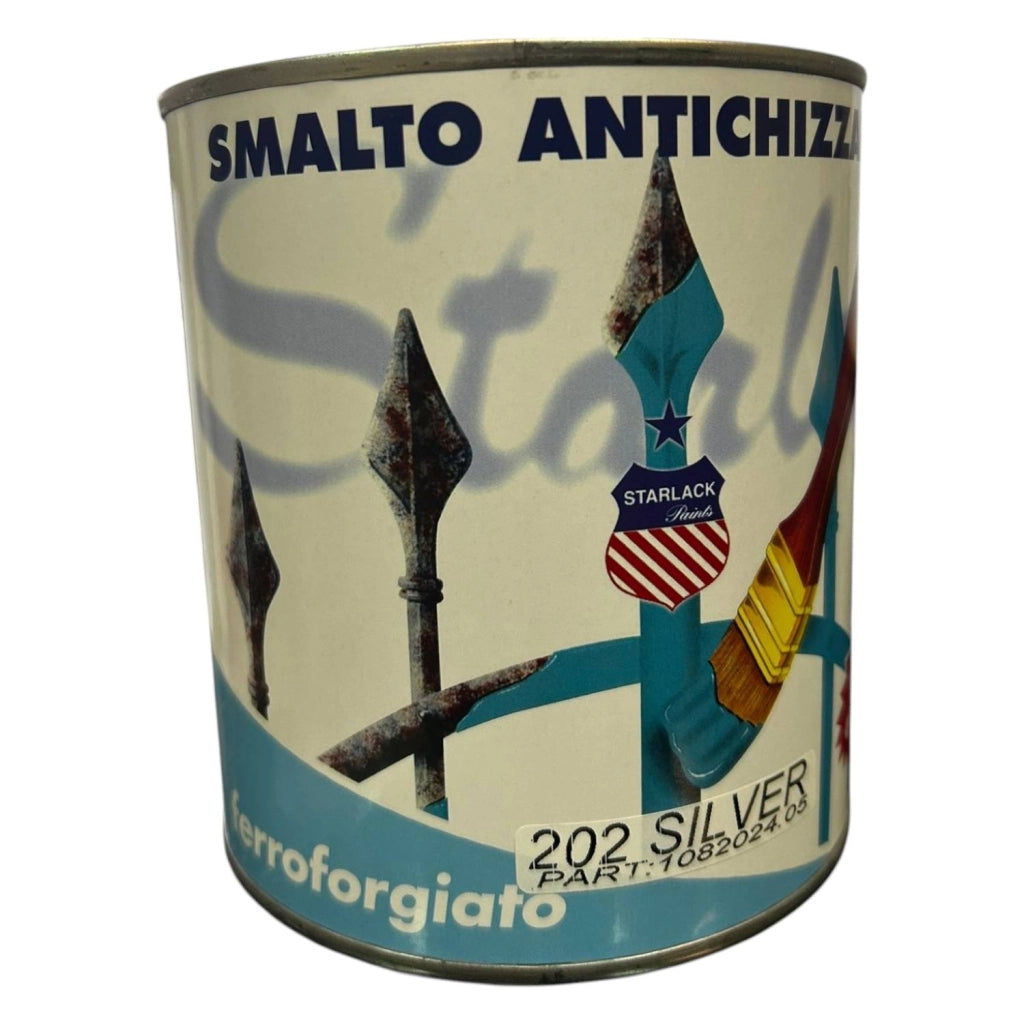 SMALTO ANTIRUGGINE FERROFORGIATO SILVER 750ML