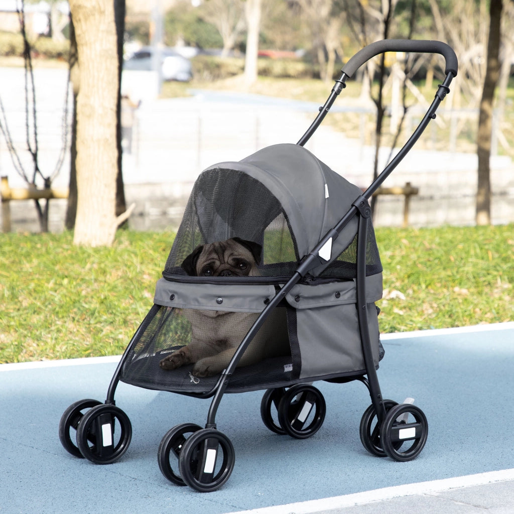 Casetta per Cani Piccoli Pieghevole ¨C Minimal ¨C Grigio Acciaio