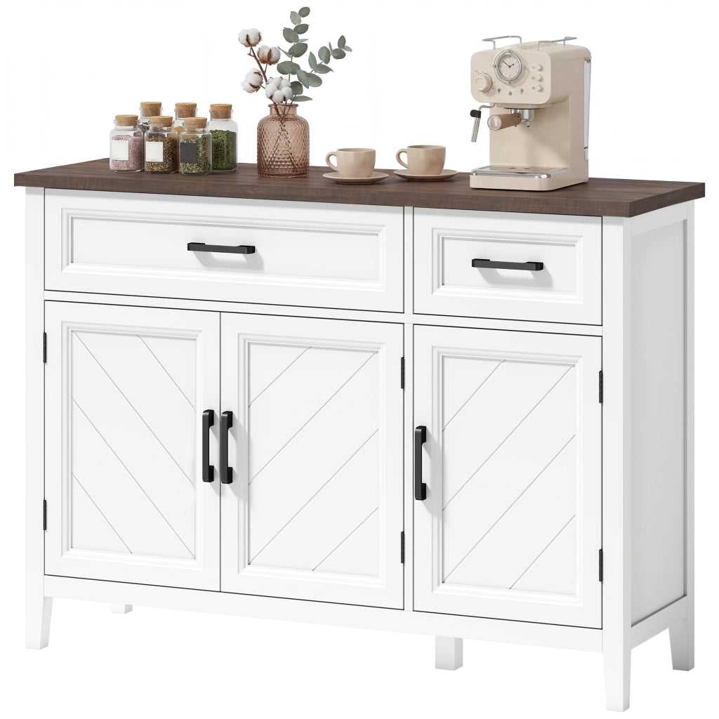 Credenza ¨C Minimal ¨C Bianco 110x35x80,5 cm