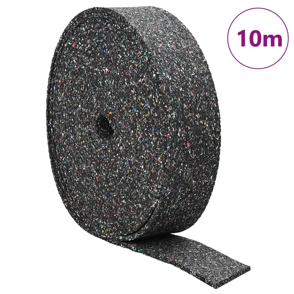 Rotolo di Granulato in Gomma Nero 1000 x 10 x 1 cm Gomma 42027291