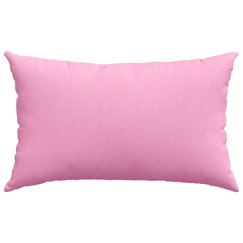 Cuscini da Divano 2 pcs Rosa 50 x 30 cm Tessuto 42013625