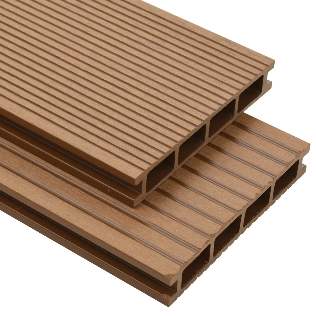 Pavimento da Deck 60 pcs Colore Teak WPC 3444785