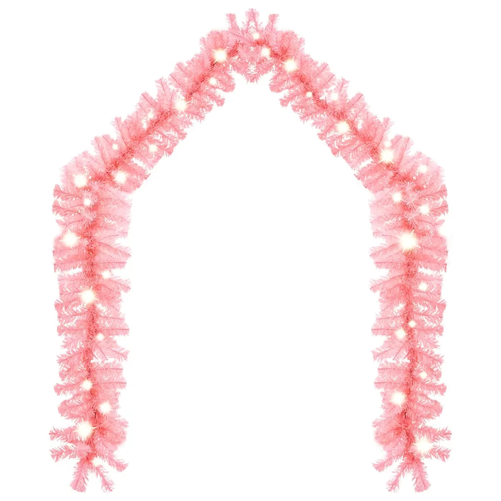 Ghirlanda Natalizia con Luci a LED 10 m Rosa 329199