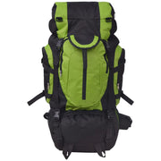 Zaino da Escursioni XXL 75 L Nero e Verde 91104
