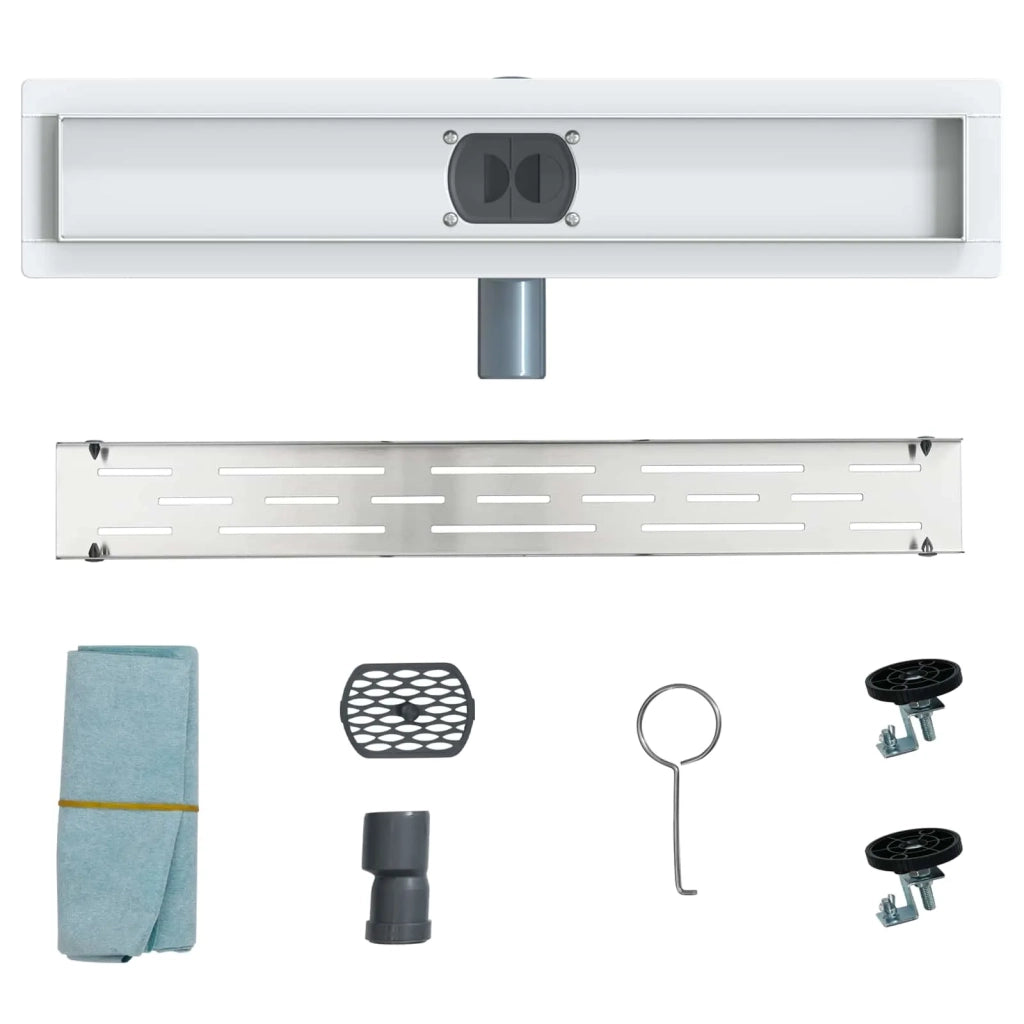 Scarico doccia con copertura in vetro e sifone a 360¡ã 50 cm CFW7397846