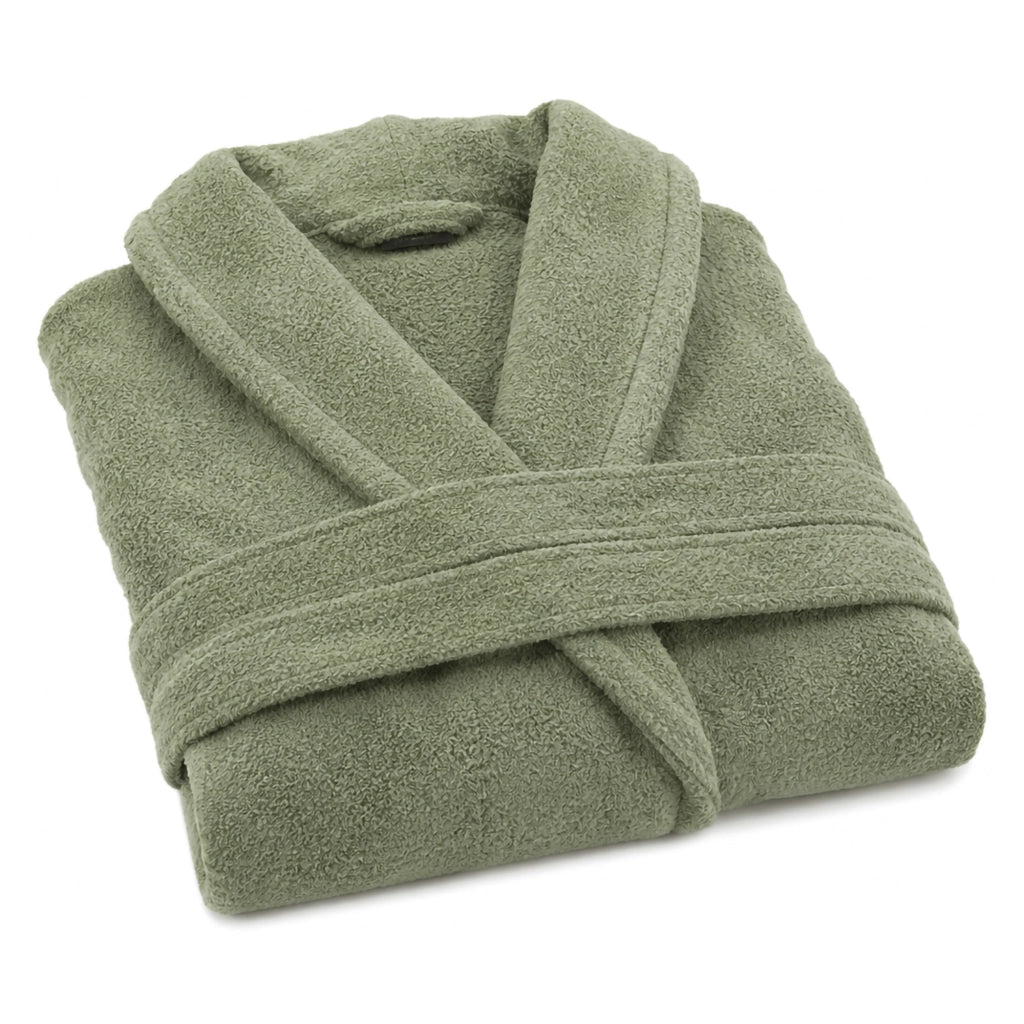 Satofa, Accappatoio 100% Cotone con Cappuccio, Verde Menta