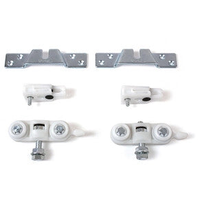 KIT ACCESSORI P/PORTA SCORREVOLE PORTATA 80 KG- 1,0 pz