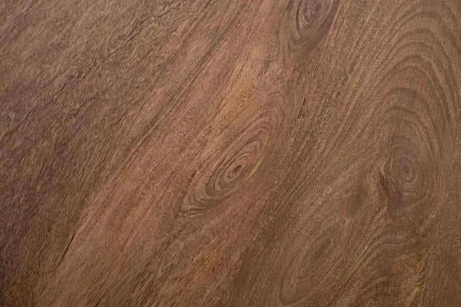 Tavolo da Pranzo Ø120x76 cm in Acciaio e Legno