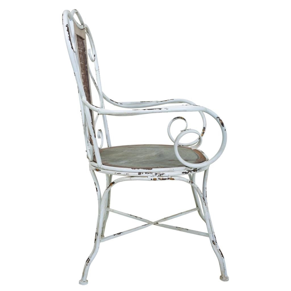 Poltrona in metallo 75,5x59x95h cm