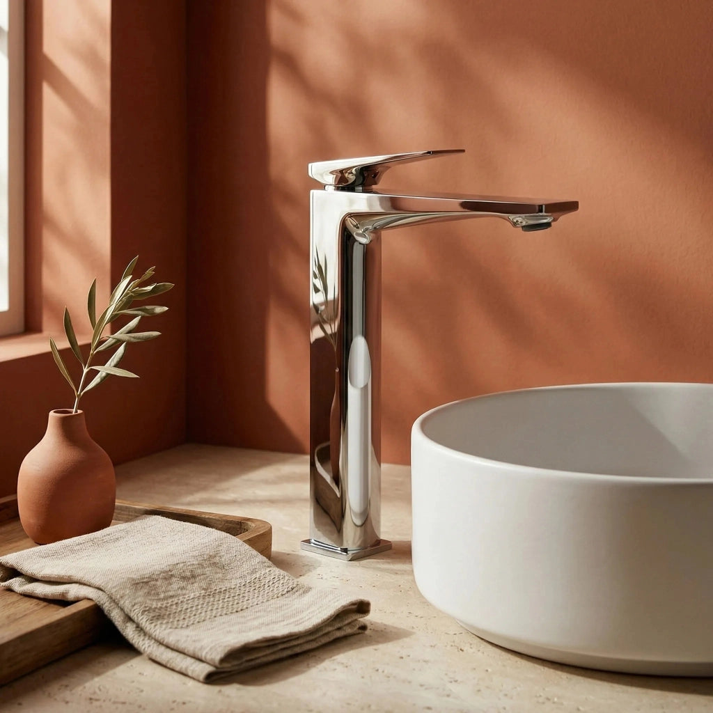 Rubinetto Da Lavabo Premium Rea Prime Chrome High