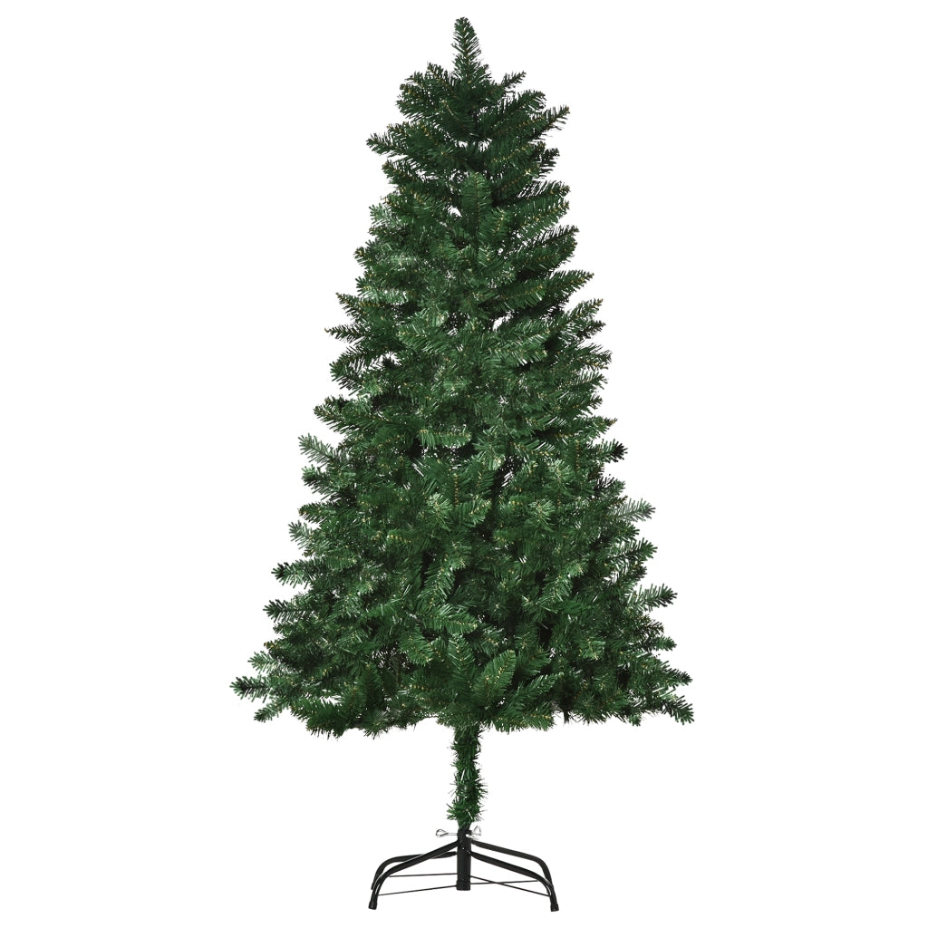 Albero di Natale Artificiale 150 cm Verde con Base Pieghevole ¨C Minimal ¨C 150 cm