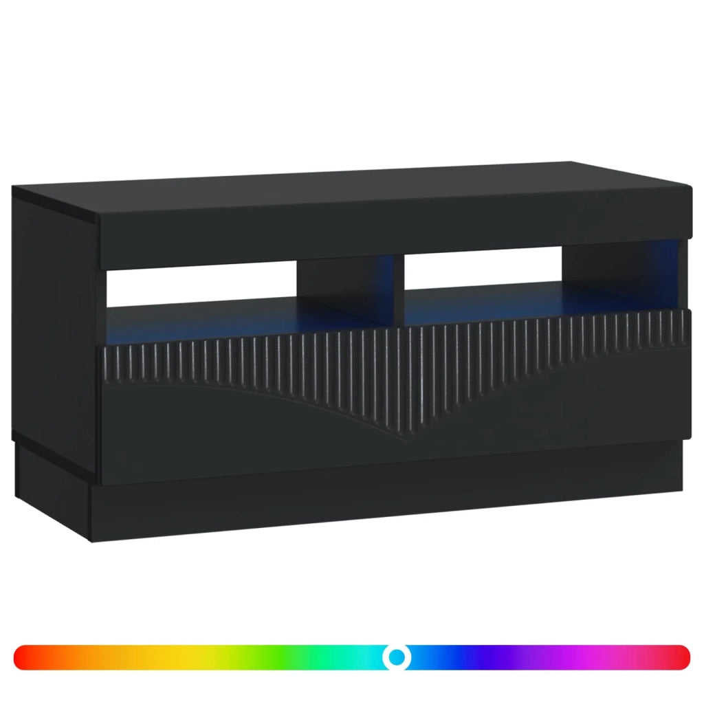 Mobile TV LED Nero Legno ingegnerizzato 897436