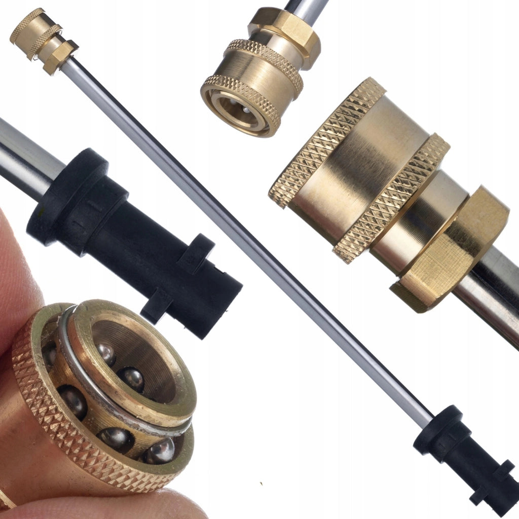 Set di Accessori per Idropulitrice – Compatibile con Kärcher K2–K7 | T-Racer, Lancia 58 cm, Adattatore Lavor