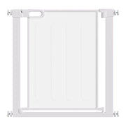 Cancelletto per Cani Regolabile ¨C Xylo ¨C Acciaio e ABS, 75-82x76 cm, Bianco