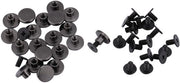 Set di chiodi a vite in ottone 20 pezzi - 5 mm/8 mm - Testa in rame nero
