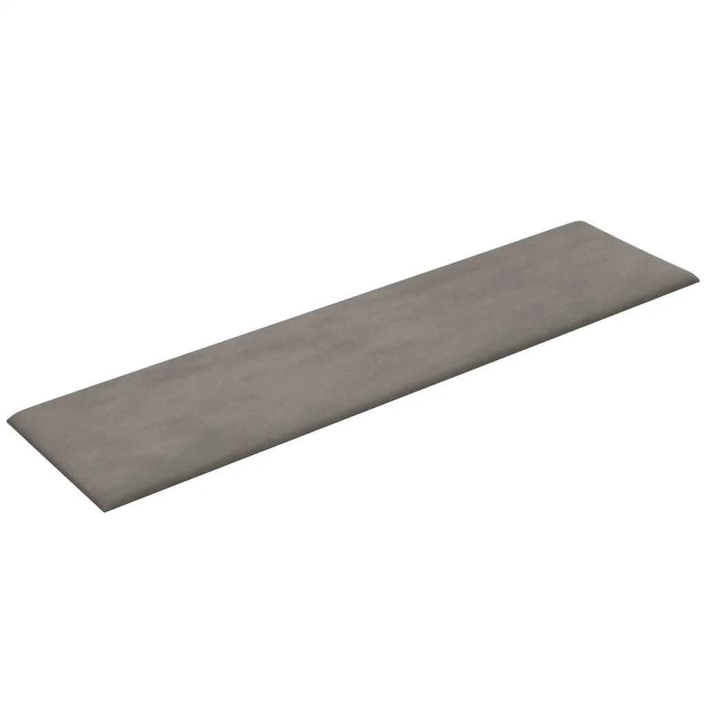 Testiera | Testata da Parete 12 pcs Grigio Chiaro Velluto