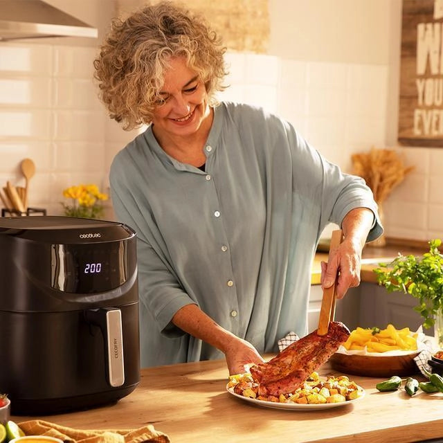 Cecotec Cecofry Absolute 7600 Singolo 7,6 L Indipendente 2000 W Friggitrice ad aria calda Nero