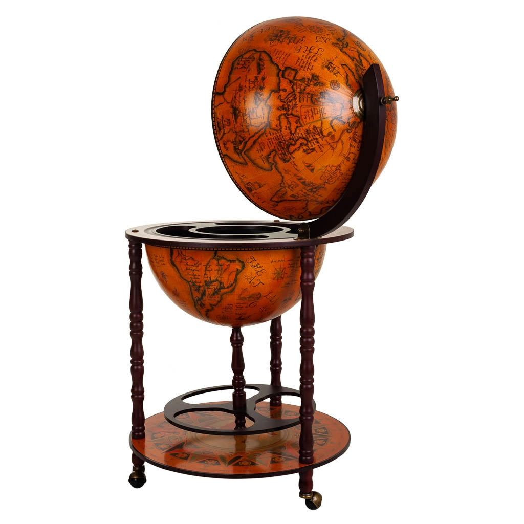 Portabottiglie globo marrone 55,5x55x,5x93,5h