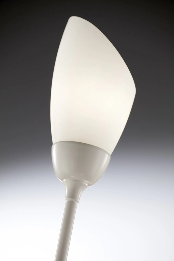 Lampada da terra GLORIOSA Jupiter sabbia-grigio 9xG9
