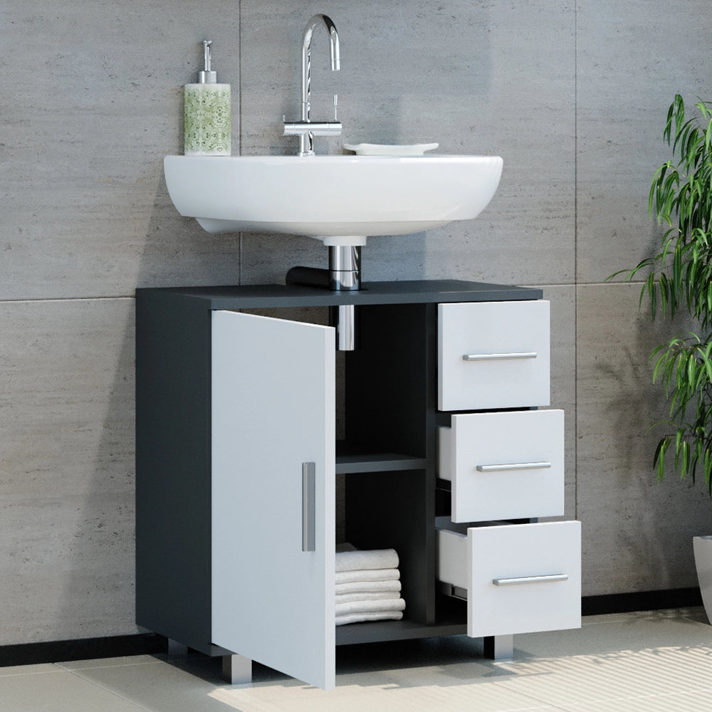 Vicco Mobile sottolavabo per bagno Antracite 33 x 60 cm