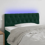 Testiera a LED Verde Scuro 90x7x78/88 cm in Velluto 3121987
