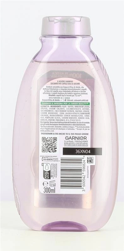 GARNIER SHAMPOO ULTRA DOLCE 300ML INFUSO ACQUA RISO E AMI