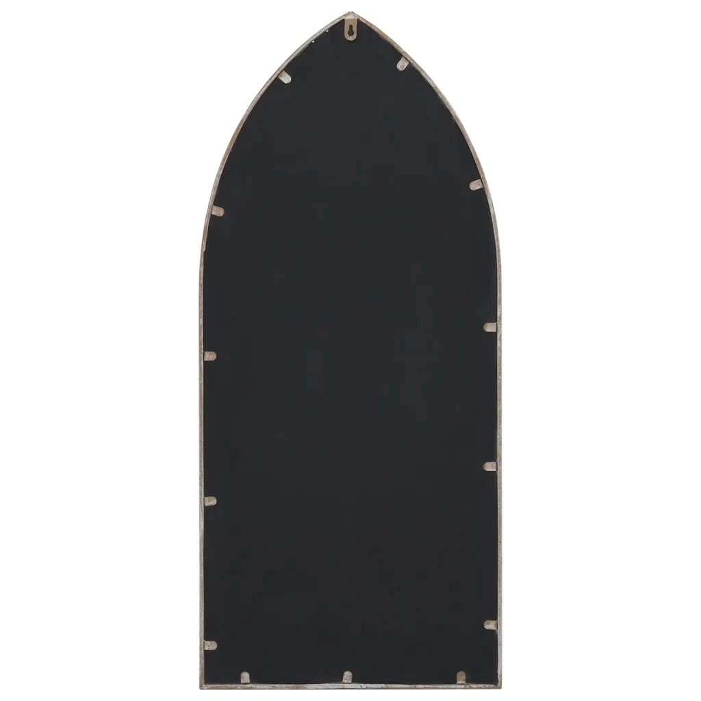 Specchio da Giardino Sabbia 100x45 cm in Ferro per Uso Esterno 318341