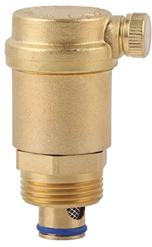 Automatizzatore di Rilascio - Fusto in Ottone - DN20 G3/4 - Resistenza alla Temperatura Elevata - Chiusura affidabile - Facile manutenzione - Peso 132g - Vaso di rilascio dell'aria