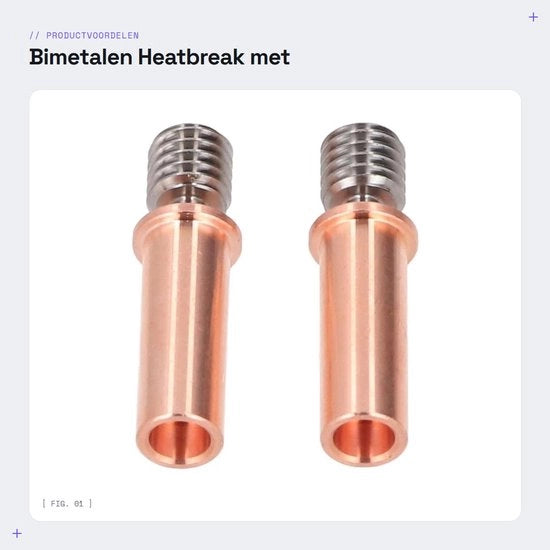 Sostituzione di interruttore termico bimetallico - M6 x 26 mm - Lega di titanio/ rame - 2 x interruttore termico - Resistenza a temperatura - Scarsa dispersione di calore - Rottura termica