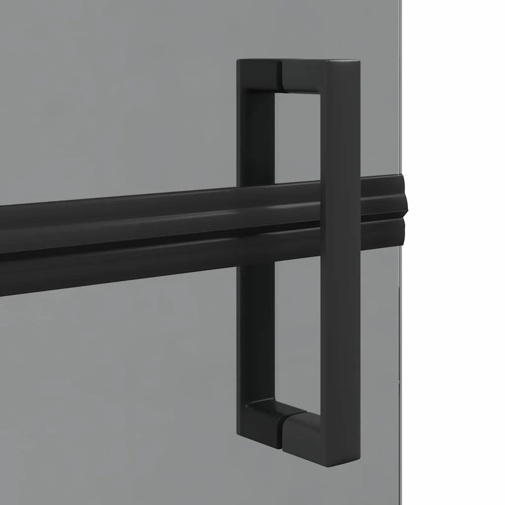 Parete doccia walk-in Nero 100 x 6,5 x 190 cm 42017966