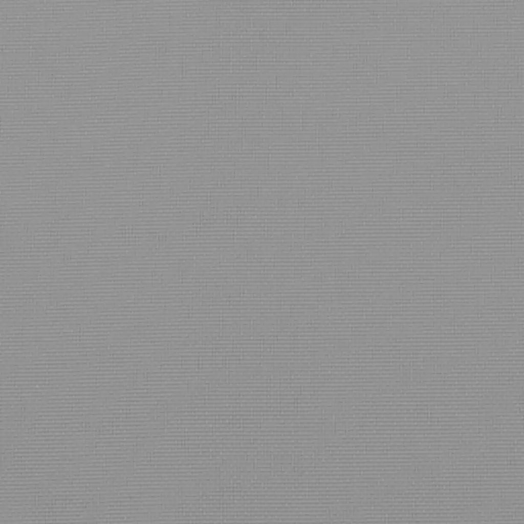 Cuscino per Pallet Grigio 80x80x12 cm in Tessuto 360492
